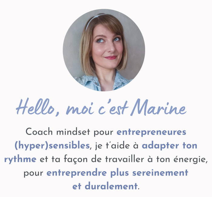 marine lemon mind coach mindset entrepreneures hypersensibles