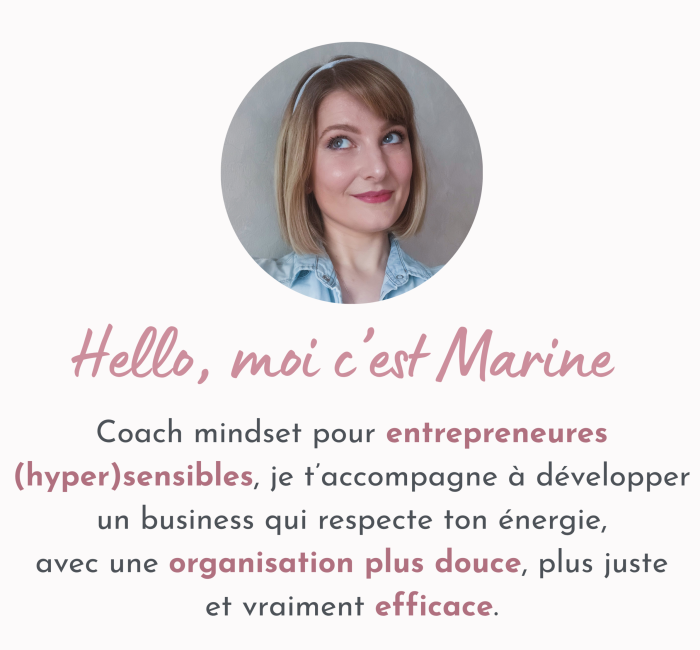marine lemon mind coach mindset entrepreneures hypersensibles