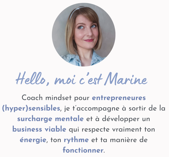 marine lemon mind coach mindset entrepreneures hypersensibles